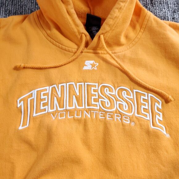 Vintage Tennessee Vols Orange Starter Hooded Sweatshirt Size 2XL Hoodie Y2K - Picture 4 of 13